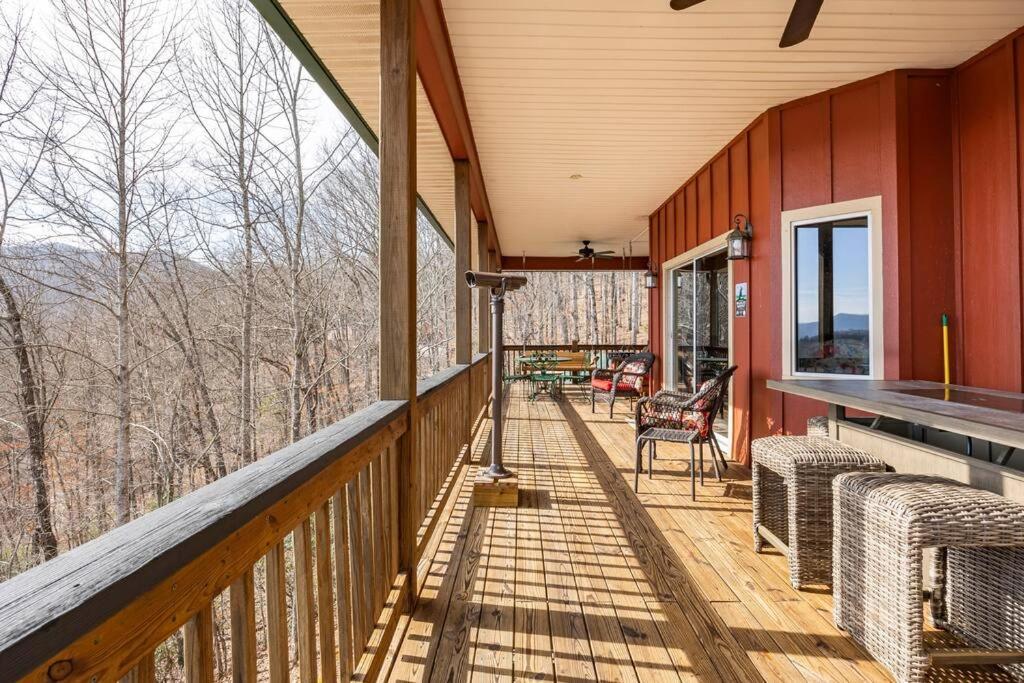 Red Rooster Family Cabin W/Hot Tub+Fire Pit+View Franklin Eksteriør billede