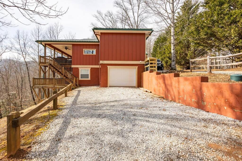 Red Rooster Family Cabin W/Hot Tub+Fire Pit+View Franklin Eksteriør billede